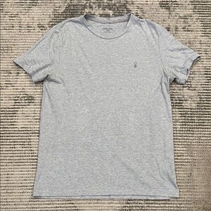 All Saints Heather Gray Short Sleeve Tee